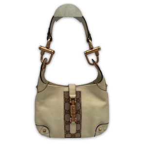 Gucci tas Jackie Mini leer beige